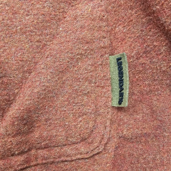 Legendary Whitetails Buck Camp Shirt Men's Large Rust Red Flannel Button Front - Picture 4 of 9